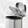 Thùng rác inox vuông đạp chân 16L