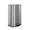 Thùng rác inox vuông đạp chân 20L