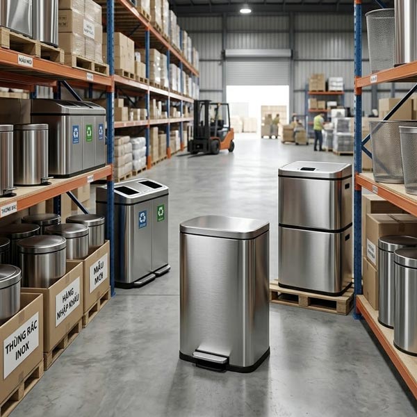 Poliva chuyên cung cấp các loại thùng rác bền đẹp, chất lương với giá tốt