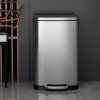 Thùng rác inox vuông đạp chân 50L