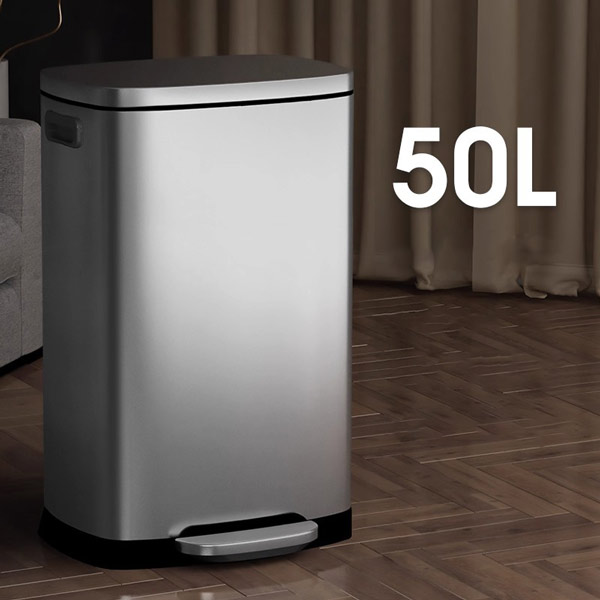 Thùng rác có dung tích chứa 50l phù hợp mọi như cầu sử dụng hàng ngày