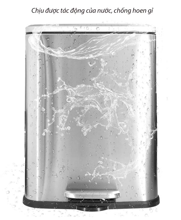 Chất liệu inox cao cấp, bền bỉ, chống nước hiệu quả