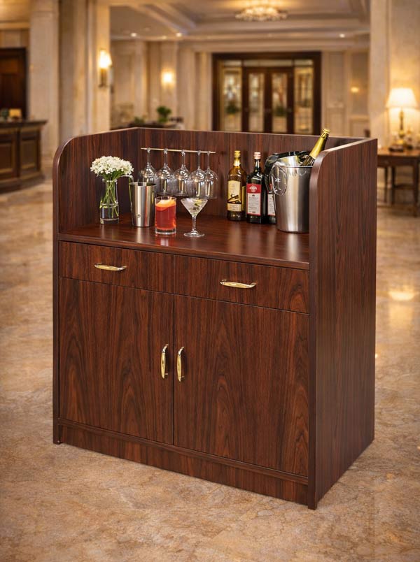 Tủ phục vụ quầy bar bằng gỗ