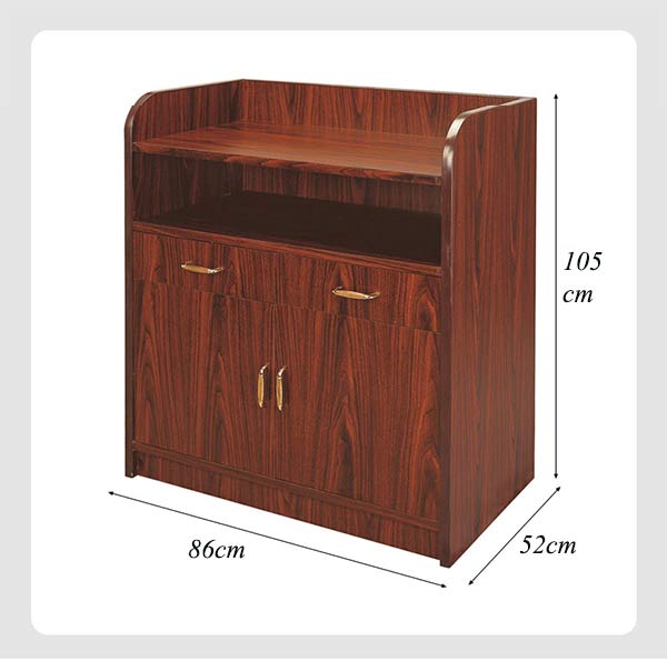 Kích thước tủ phục vụ quầy bar bằng gỗ