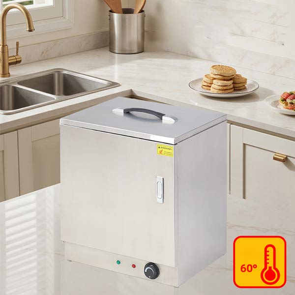 Tủ giữ nhiệt giúp bảo quản đồ ăn luôn được nóng, thơm ngon