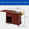 Xe đẩy phục vụ bàn ăn có bếp
