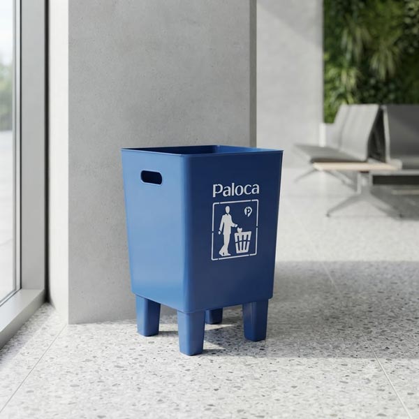 Thùng nhựa đựng vải vụn Paloca dành cho máy may, xưởng may