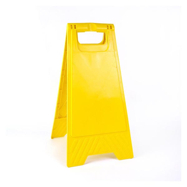 biển báo chữ A bằng nhựa chưa in cua Poliva