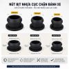 Nút bịt nắp trên cục chặn bánh xe bằng nhựa