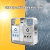 Thùng rác đôi ngoài trời có gạt tàn Paloca