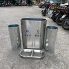 Thùng rác inox 2 ngăn không nắp