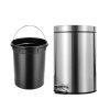 Thùng rác inox 304 đạp chân 30L