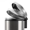 Thùng rác inox 304 đạp chân 30L