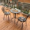 Ghế sân vườn ngoài trời họa tiết Mosaic