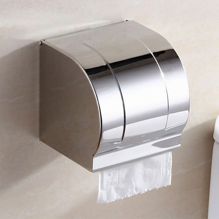 Hộp đựng giấy vệ sinh inox 304 cuộn bé của Poliva