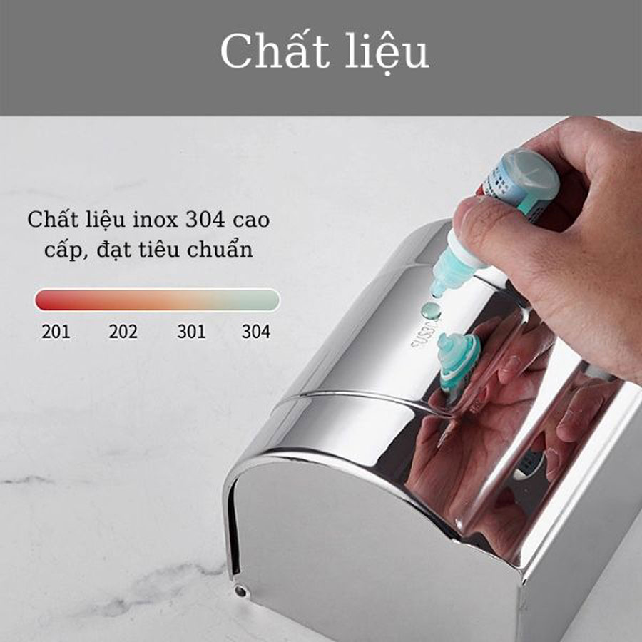 Hộp đựng giấy vệ sinh bằng inox 304 cao cấp 