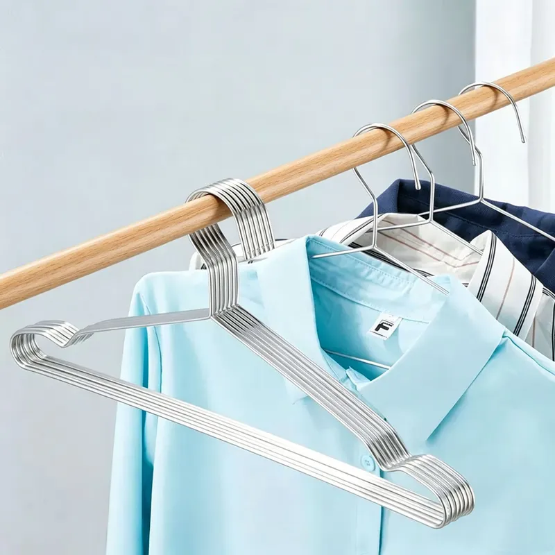 Móc treo quần áo inox 42 cm màu trắng