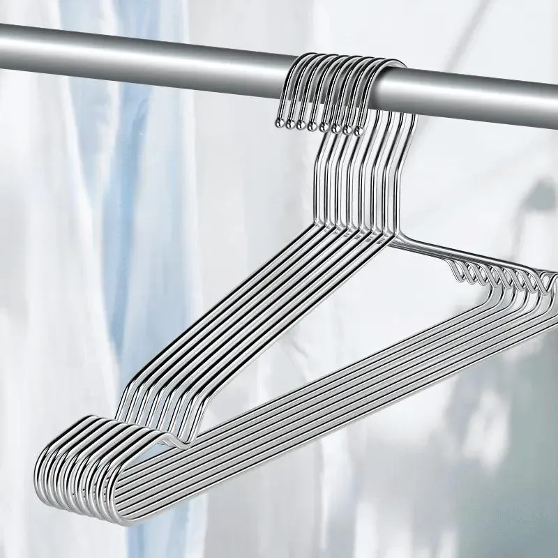 Móc treo quần áo inox 42 cm màu trắng