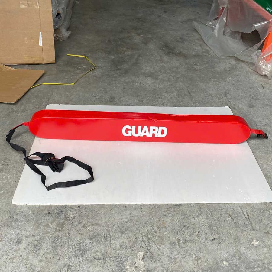 Hình ảnh thực tế Phao cứu hộ bể bơi BUARD tại kho của Poliva