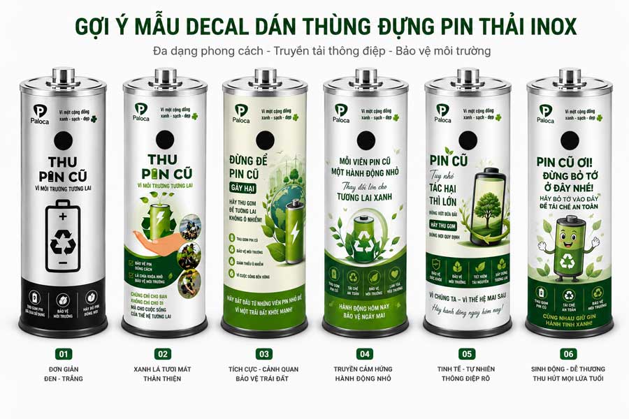 Hình ảnh gợi ý các mẫu decal
