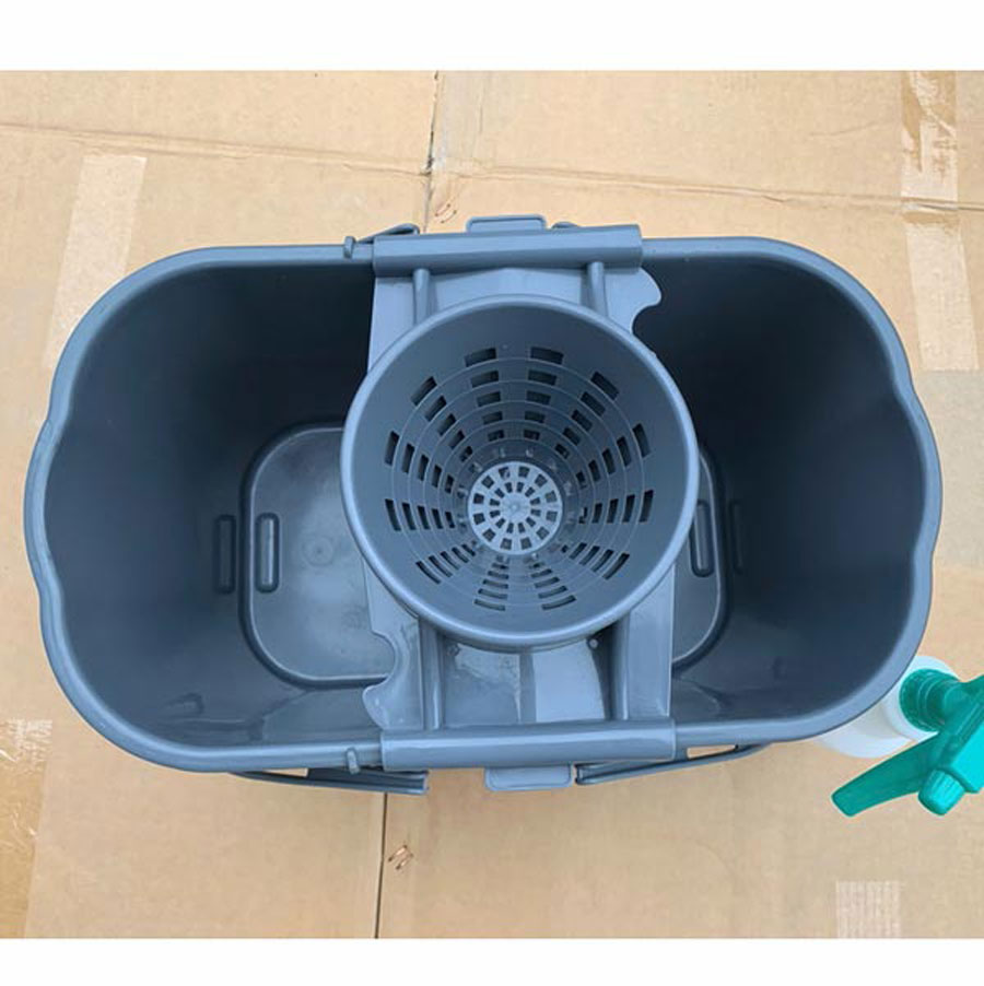 Xô lau nhà có giỏ vắt 2 ngăn 15L