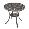 Bàn nhôm đúc họa tiết cánh hoa PTBN-1