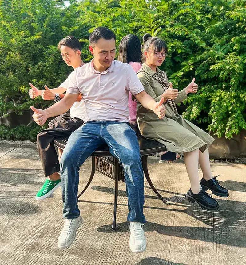 Chân bàn tròn nhôm đúc ngoài trời chắc chắn, chịu tải cao