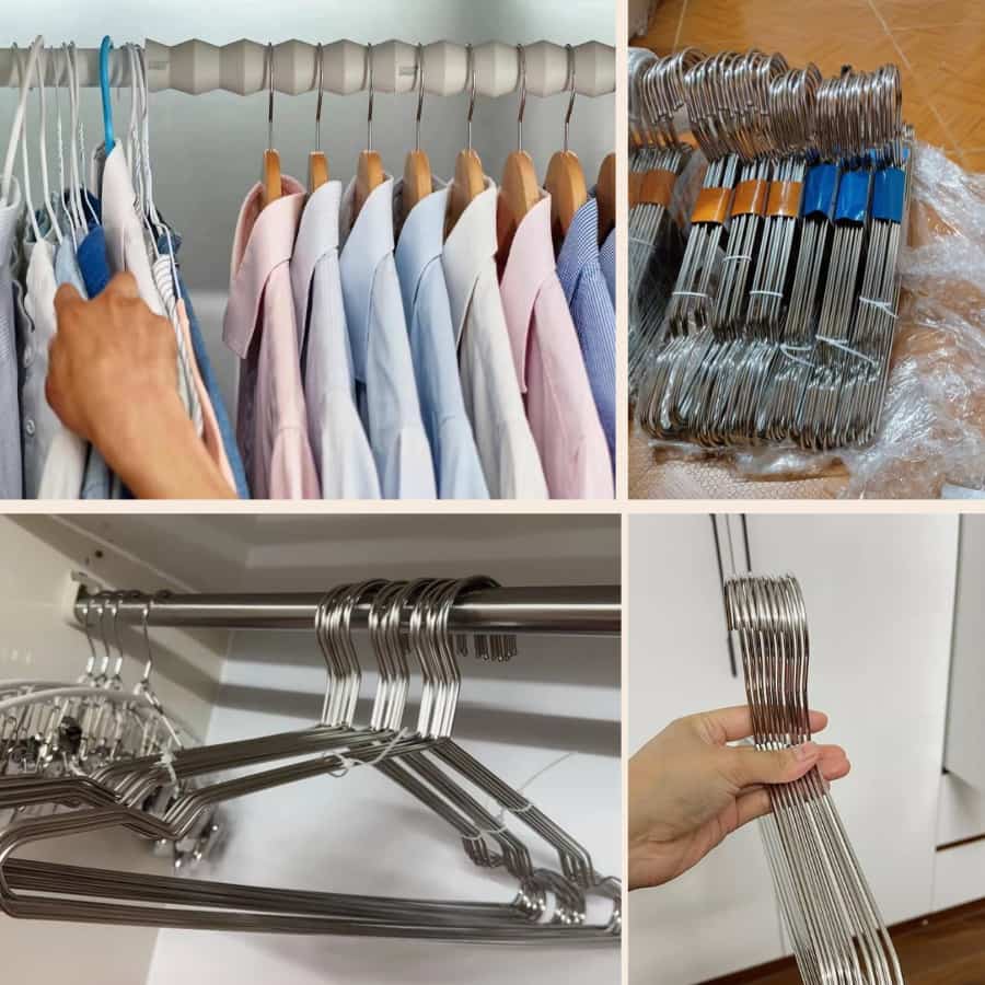 Móc treo quần áo bằng inox