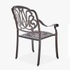 Ghế nhôm đúc sân vườn họa tiết hoa sen PTGN-7