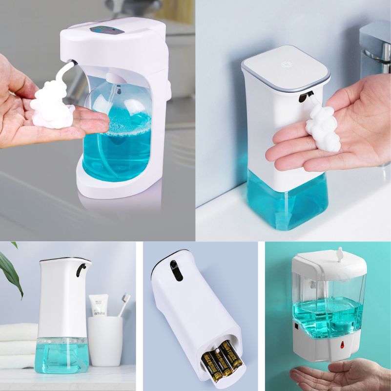 Bình đựng nước rửa tay cảm ứng tự động
