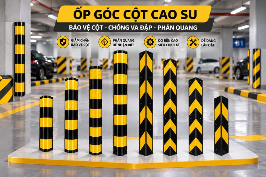 Ốp góc cột cao su