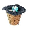 Sọt rác nhựa giả mây có nắp đậy kín