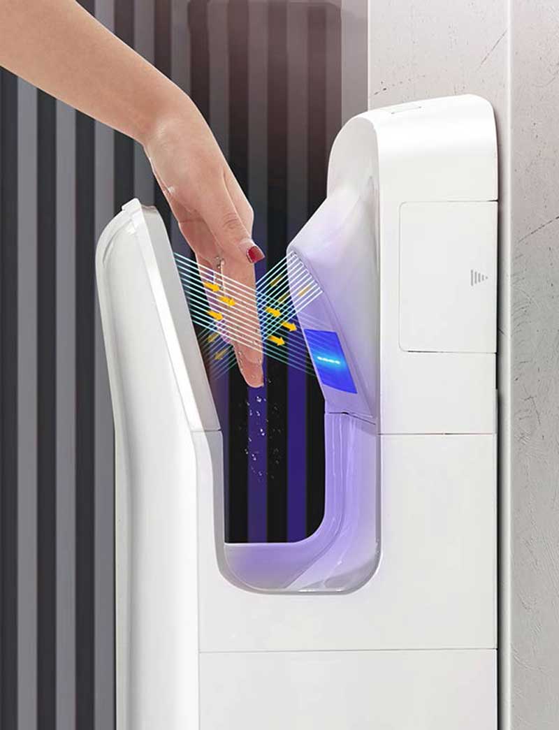 thiết bị phòng tắm, máy sấy tay nhà vệ sinh