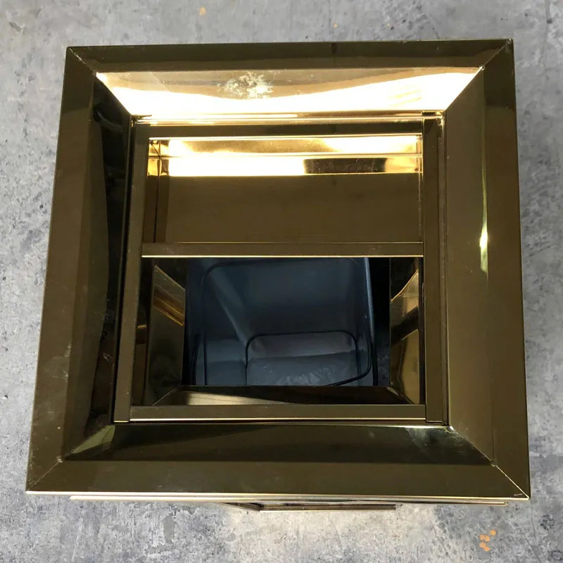 Thùng rác gạt tàn đá hoa cương HTG-14A-B2
