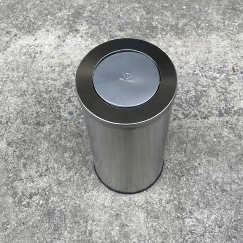 Thùng rác inox 304 nắp lật