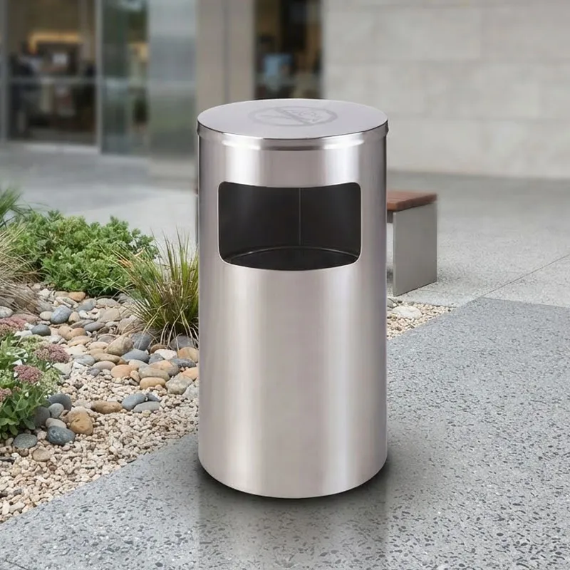 Thùng rác inox cấm hút thuốc