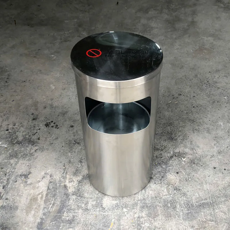 Thùng rác inox cấm hút thuốc