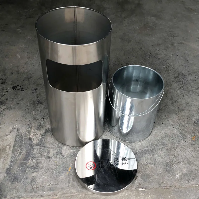 Thùng rác inox cấm hút thuốc
