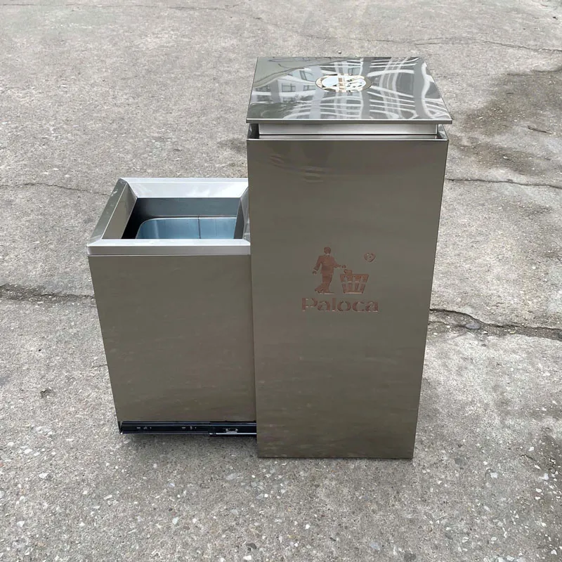 Thùng rác sảnh inox 304 cao cấp