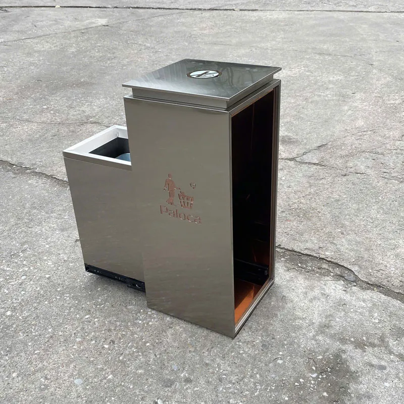 Thùng rác sảnh inox 304 cao cấp