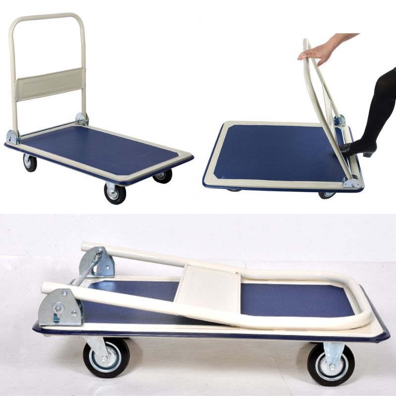 xe đẩy hàng mini gấp gọn