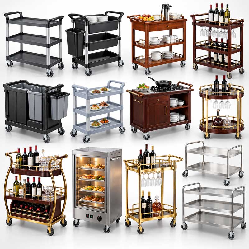 xe đẩy phục vụ
