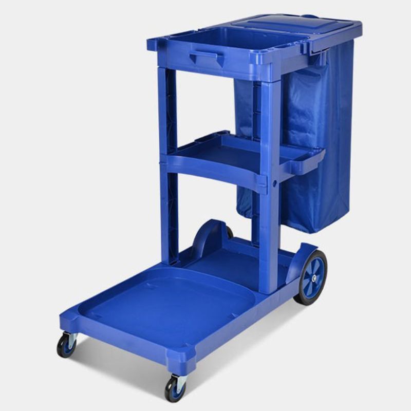 xe làm vệ sinh 3 tầng chữ L